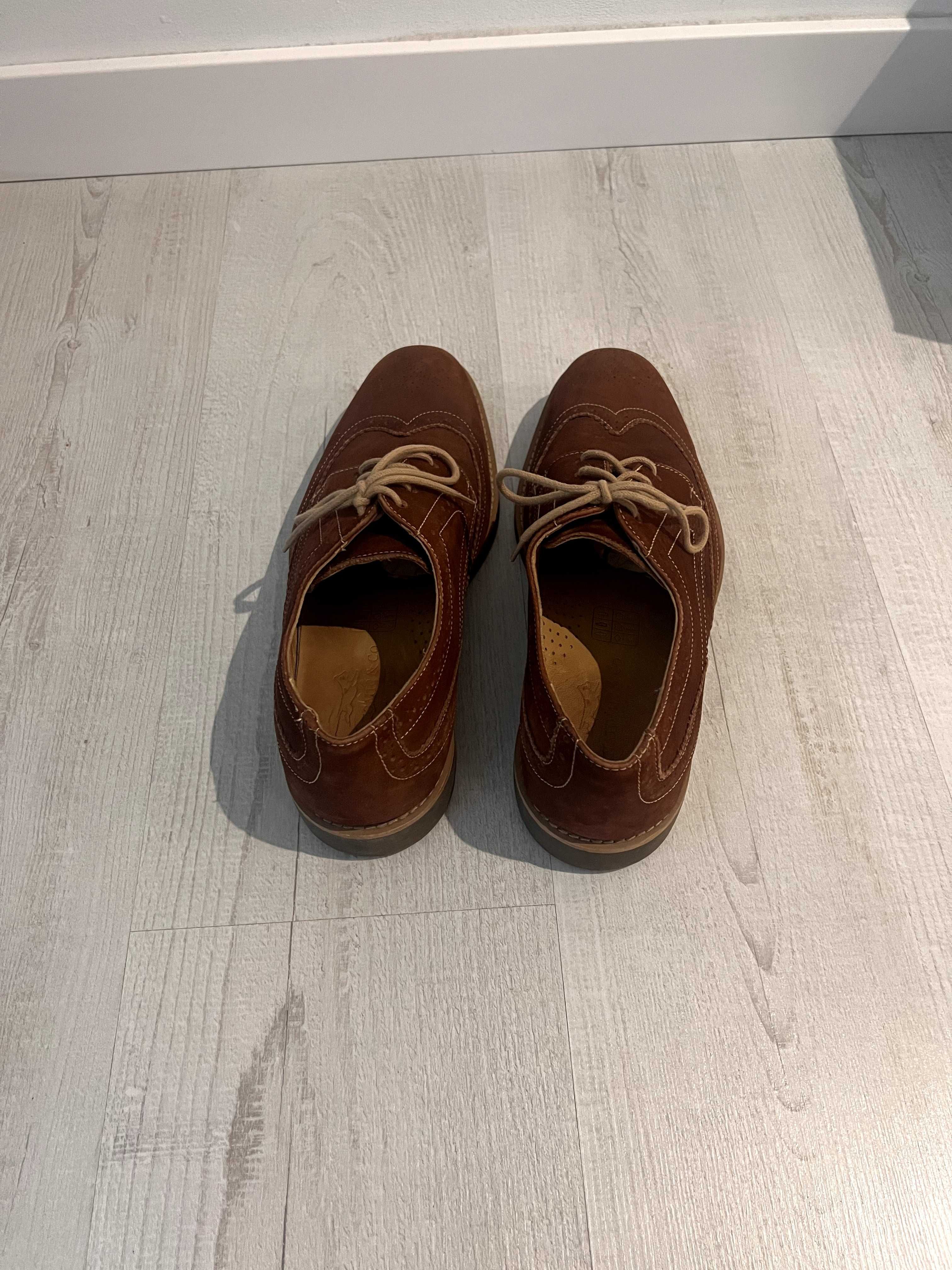 Buty brązowe oxfordy - Tucano Mens Brogue Shoes