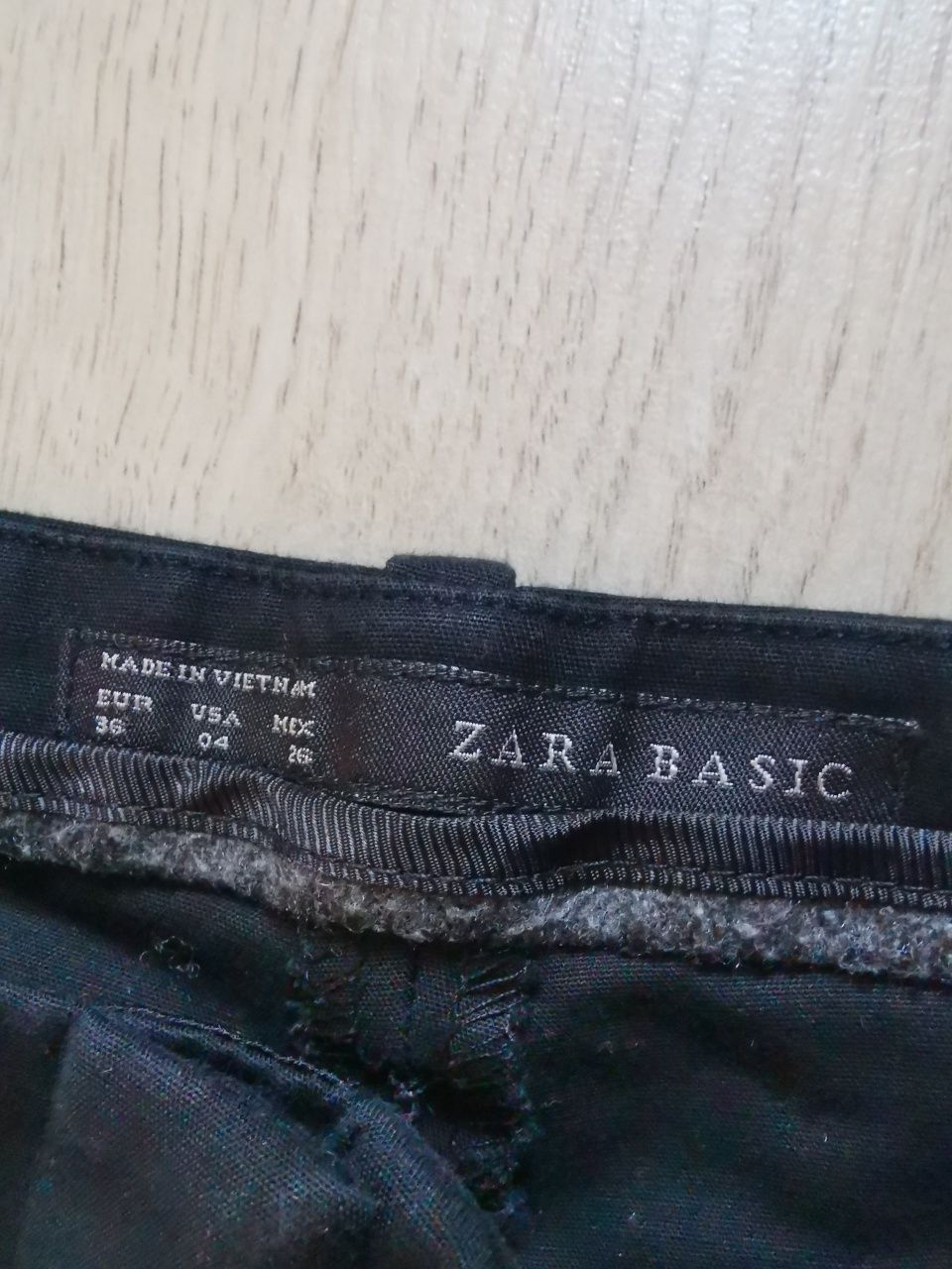Zara Basic r S 36 spodnie cygaretki 7/8 garniturowe eleganckie