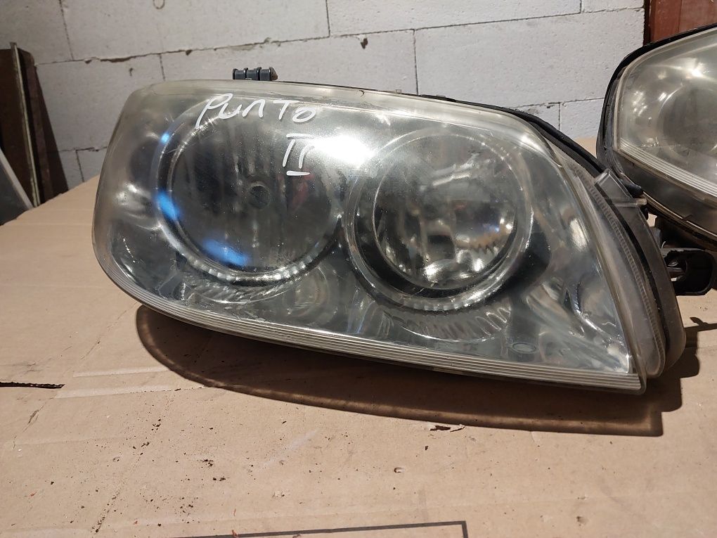 Fiat punto II lift prawa przednia lampa przód reflektor