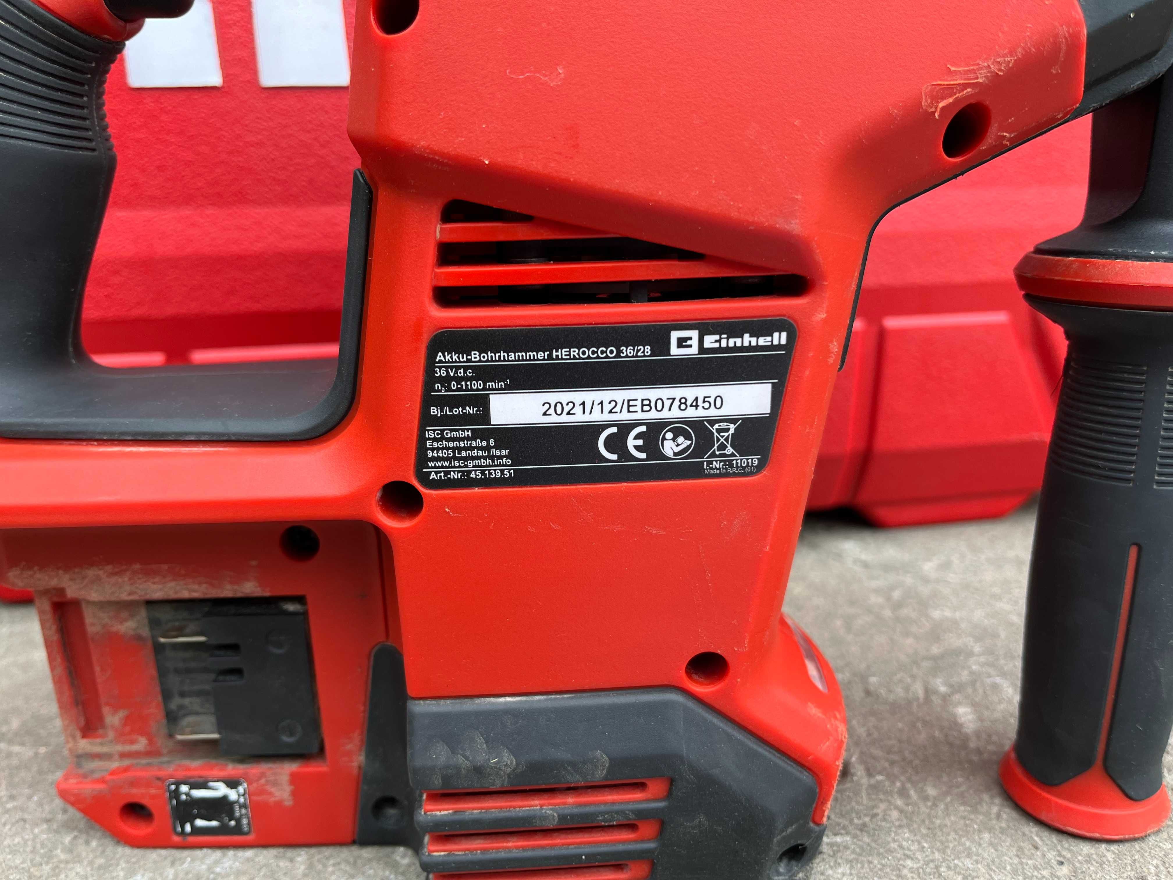 Einhell Акумуляторний перфоратор HEROCCO 36/28 Power (без АКБ) +кейс