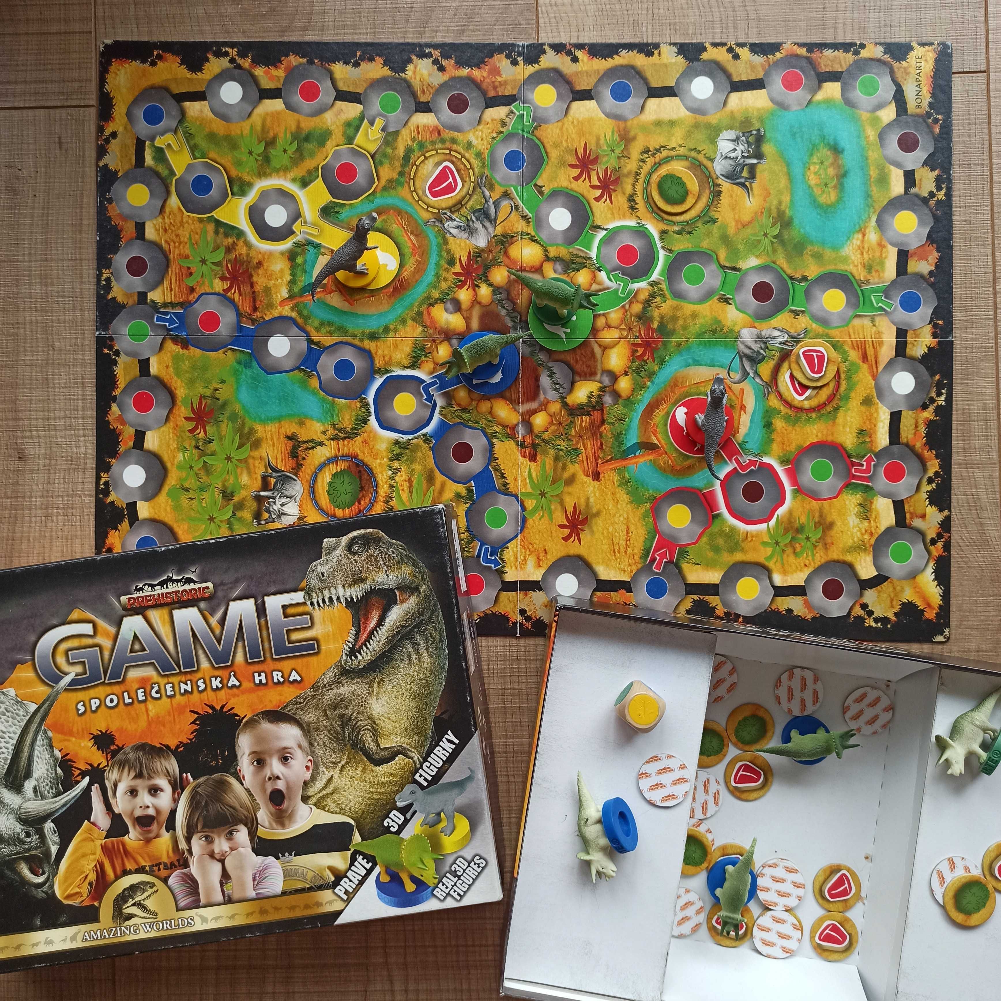 Prehistoric game, dinozaury, gra