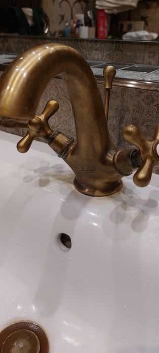 Emmevi бронза италия кран для умывальника бу