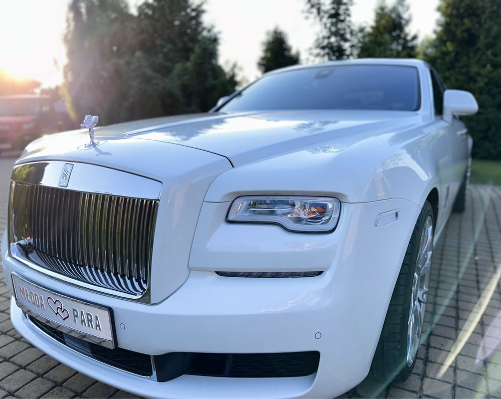 Cala Polska Rolls Royce Ghost lift do slubu limuzyna auto na wesele