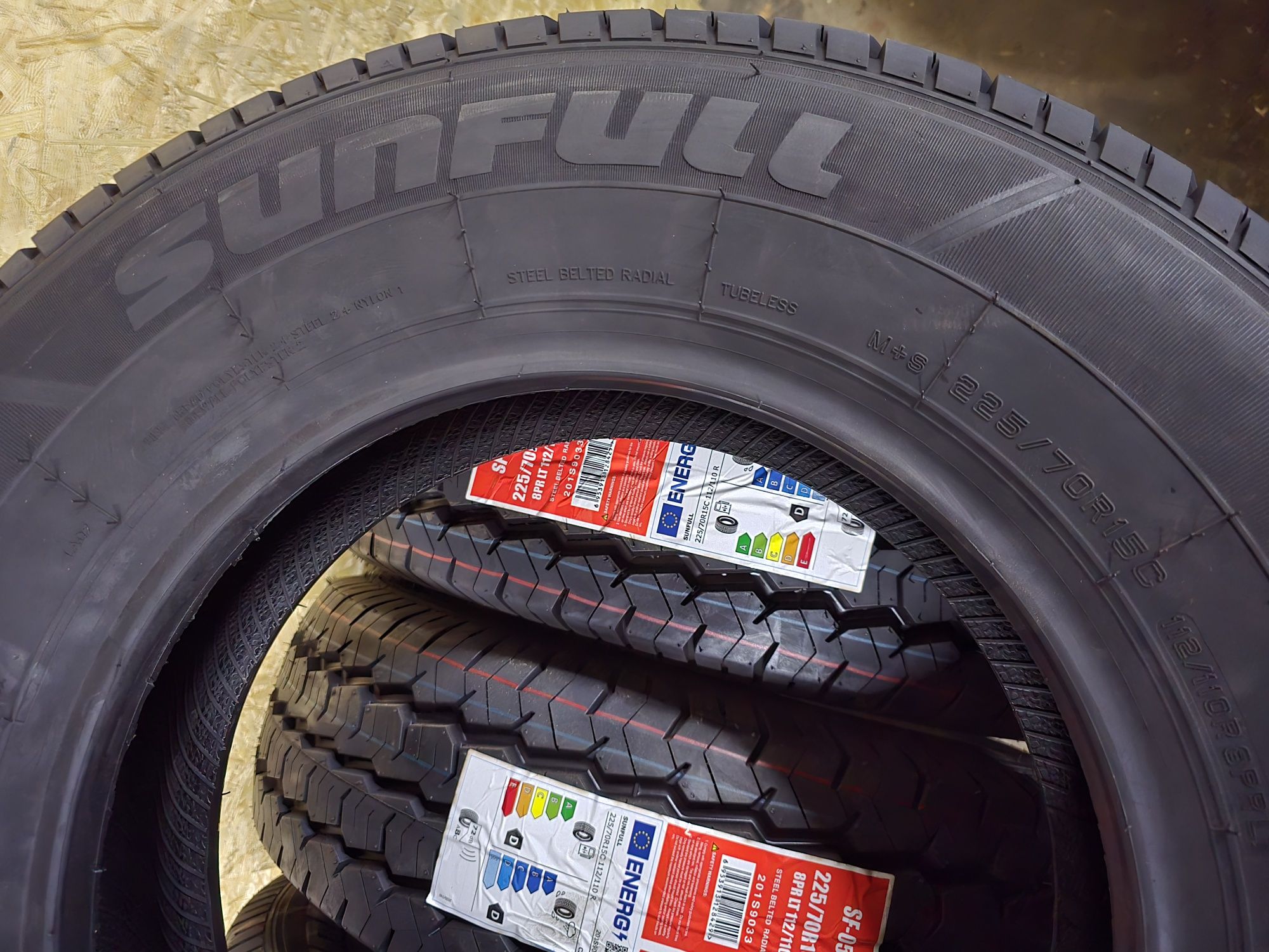 Nowe opony letnie bus 225/70 R15 C Sunfull SF-05 112/110R 2024r/25
