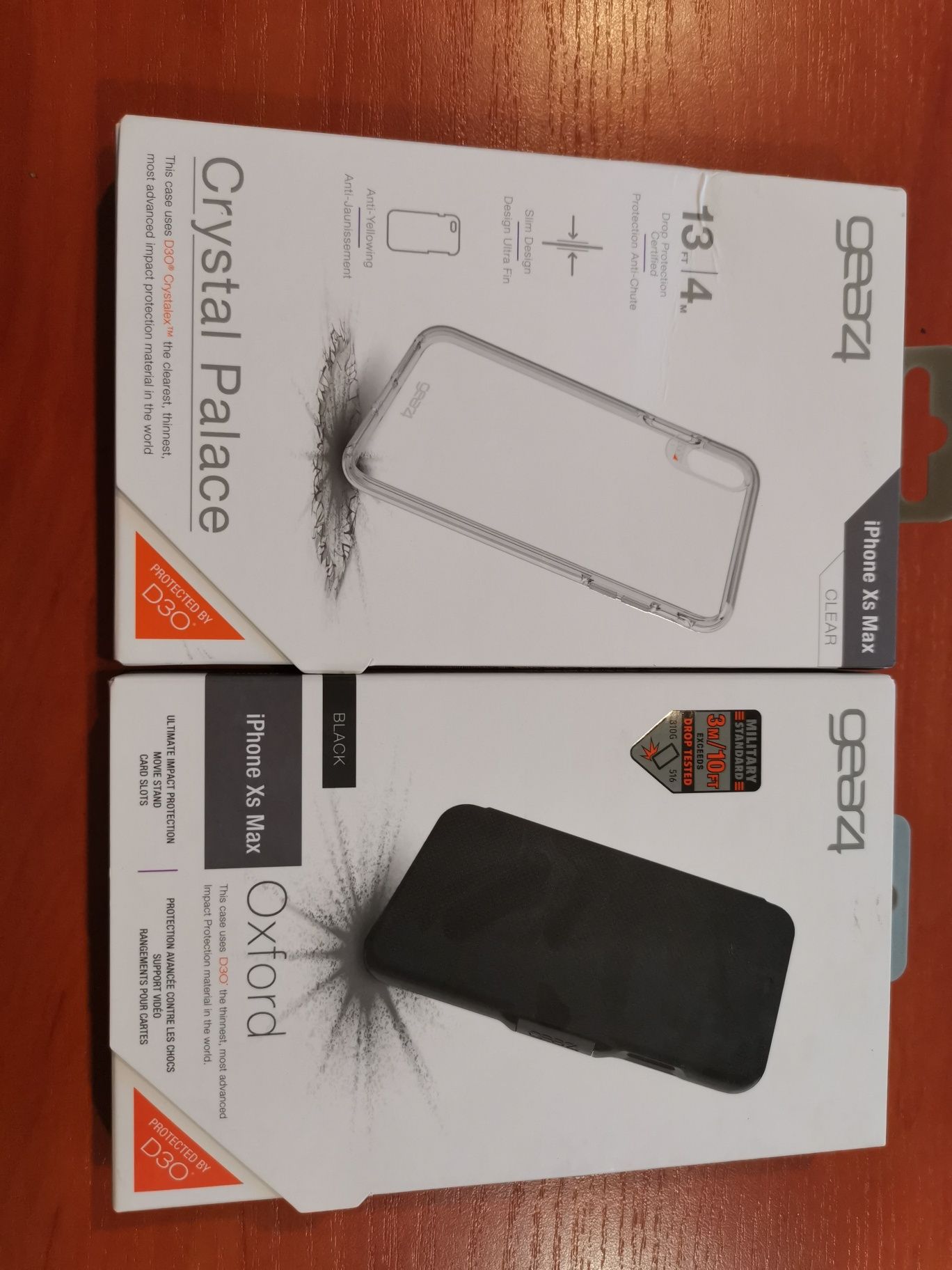 Etui pokrowiec case do Apple iPhone XS Max komplet 2 sztuk Gear4