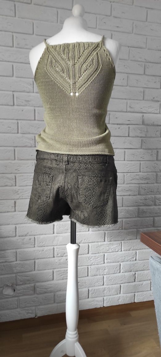 Calvin Klein jeansowe szorty khaki M/L
