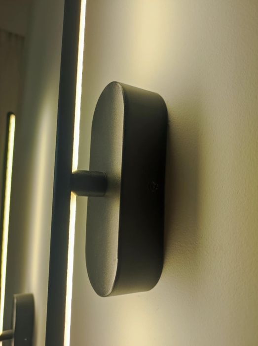 Kinkiet liniowy 2 sztuki Bagette 80 czarny 13W led 4000K nowoczesny el