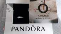 Pandora pierscionek z lśniącymi kamieniami 58 18.5mm nowy