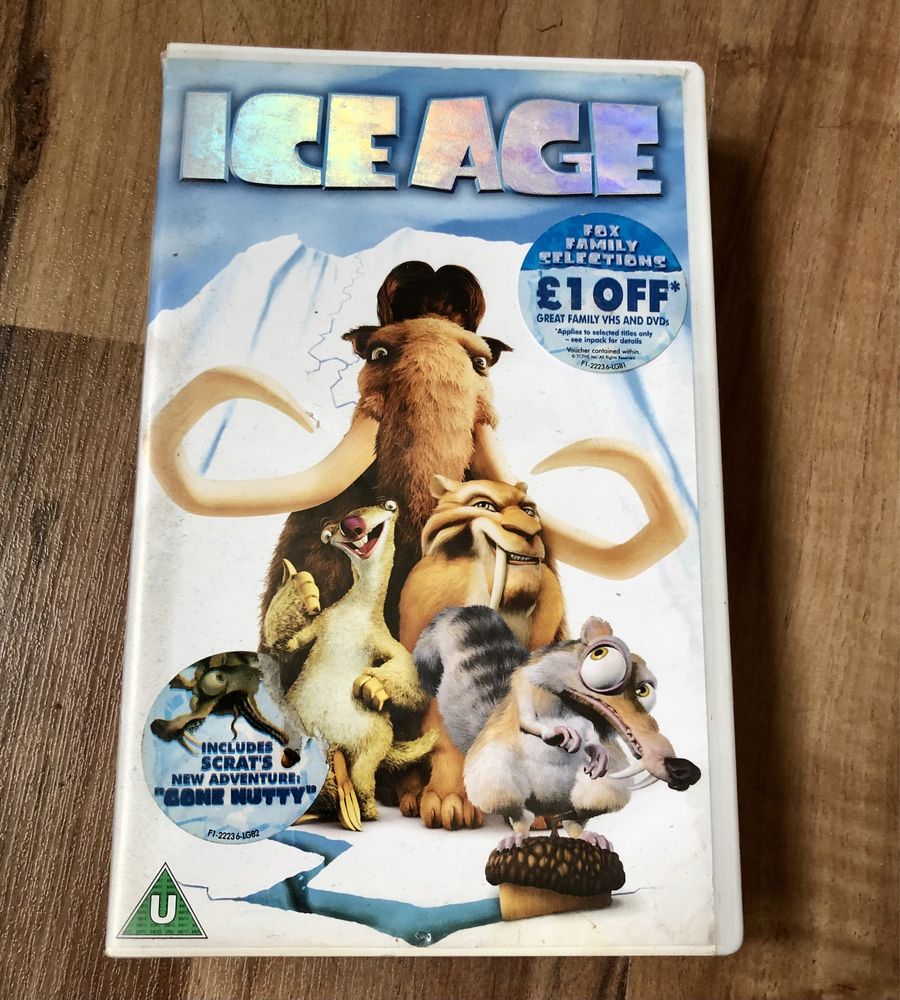 Ice Age Epoka Lodowcowa kaseta VHS w jezyku Angielskim