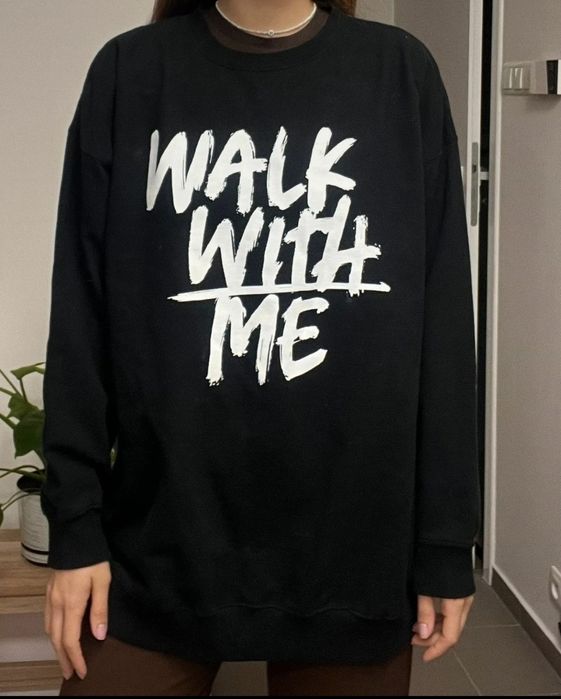 Bluza oversize Walk on Moons ( L i XL ) dłuższa