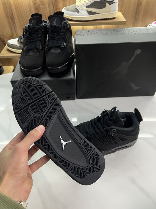 Ксросівки Nike Air Jordan 4 Triple Black