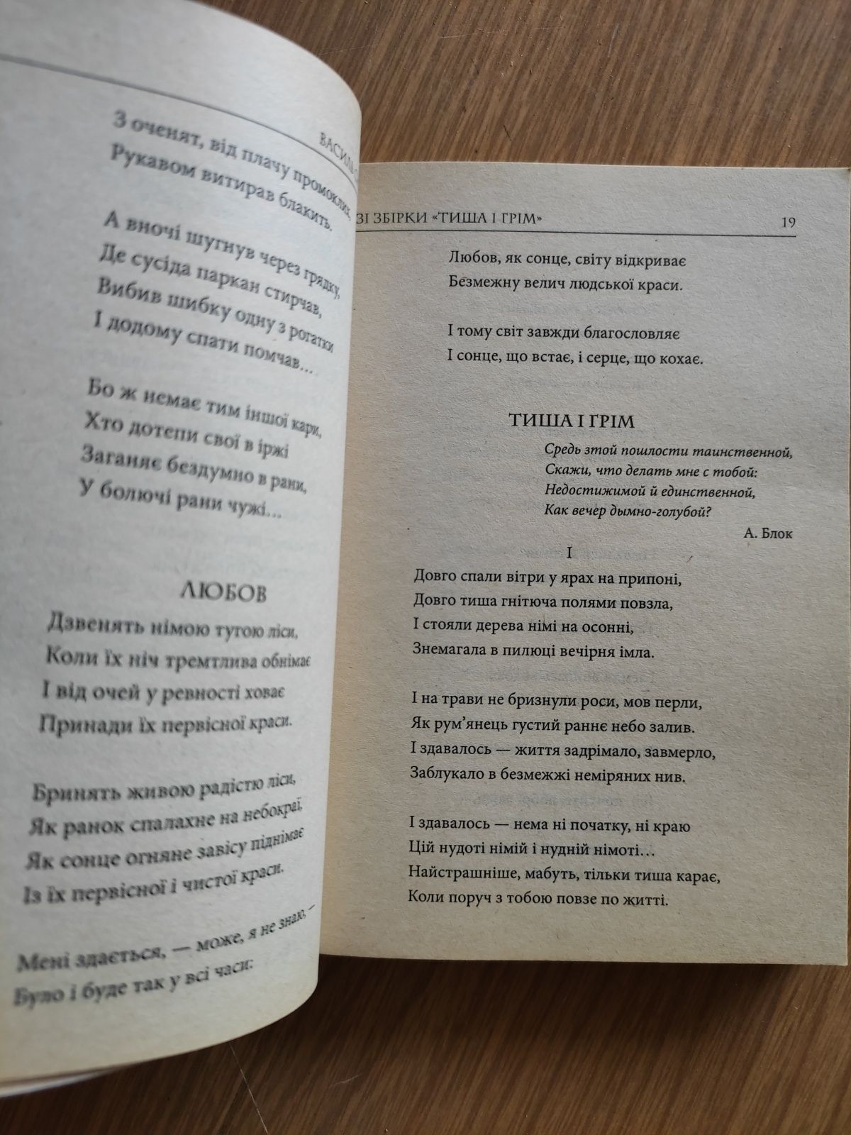 Василь Симоненко Тиша і грім , Поезія і проза