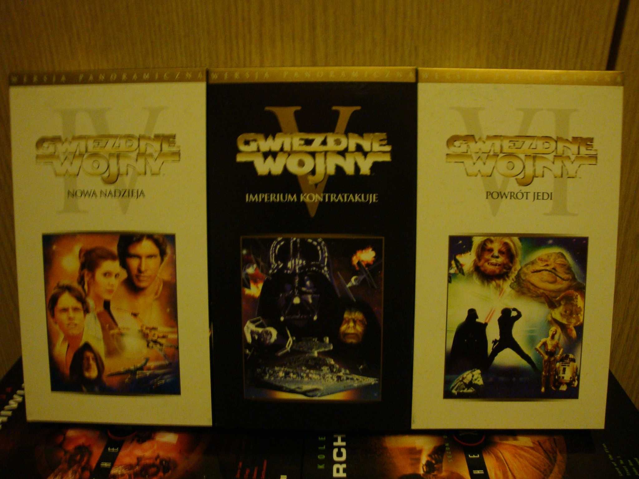 Gwiezdne Wojny Star Wars VHS wersja panoramiczna PL