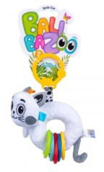 Zawieszka Kot z grzechotką folia,216x125 mm