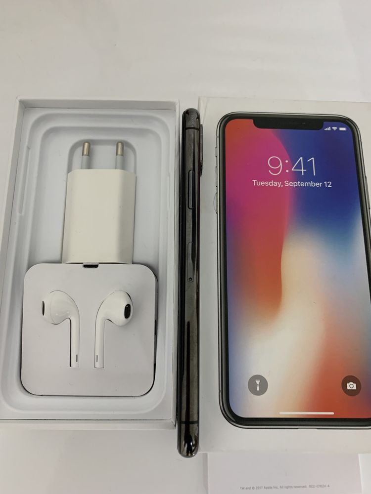 Iphone X 64 gb neverlok комплект полный