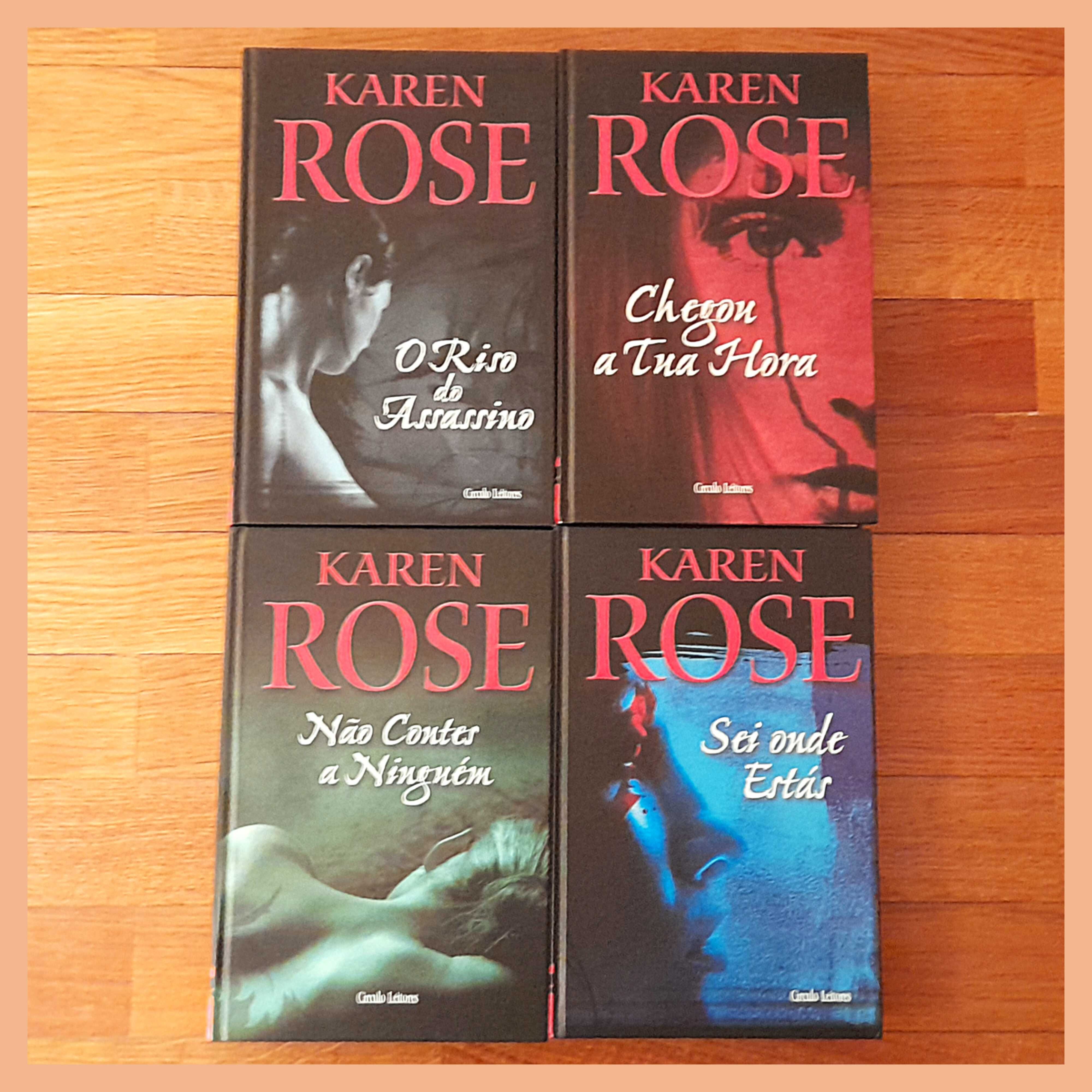 KAREN ROSE - Pack 4 Livros a 5,5€ (Perfeito Estado)