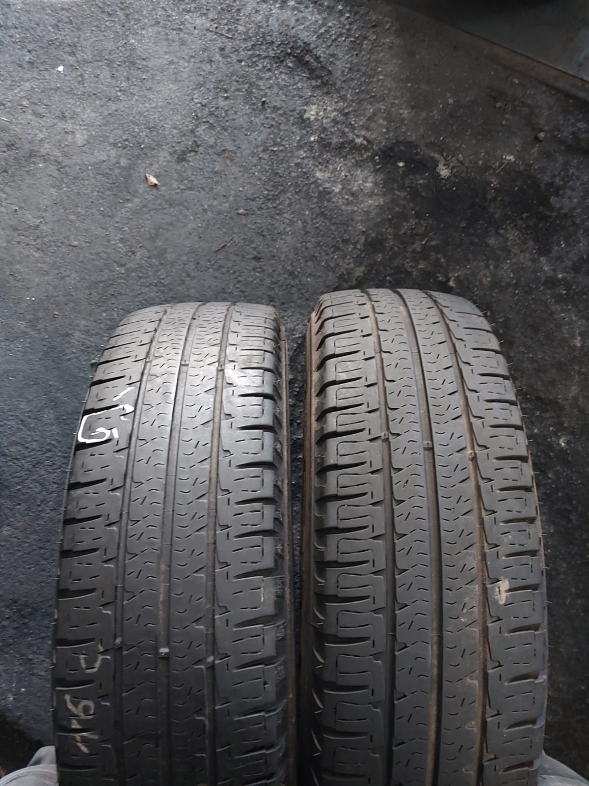 Opony używane 225/75/16c michelin 2x6.5 mm 2019