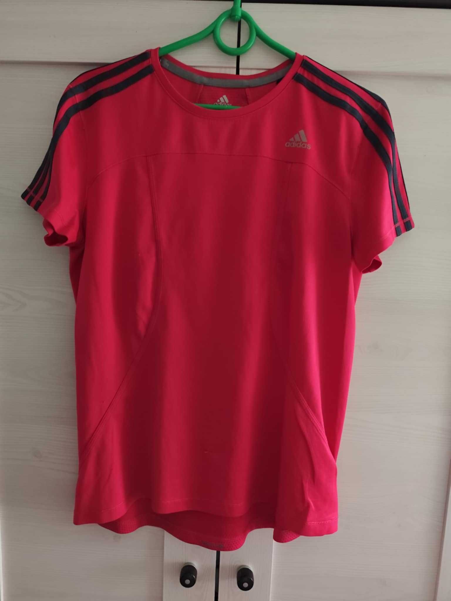 Koszulka sportowa damska Adidas czerwona roz 40