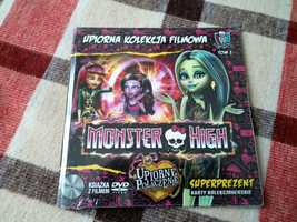 Monster High Upiorne połączenie Książka + film DVD NOWE