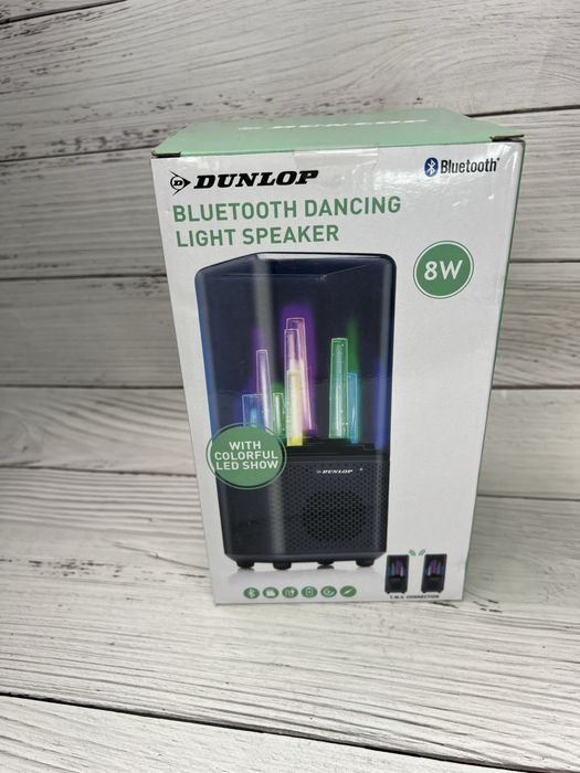 Колонка портативна з підсвіткою DUNLOP 8 Вт
