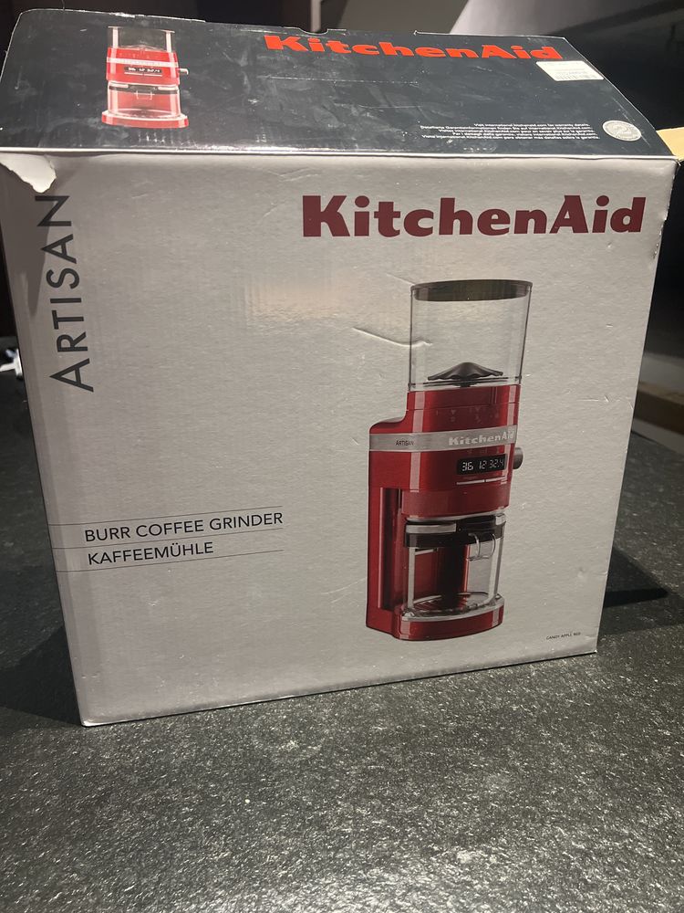 Kitchen Aid mlynek do kawy nowy czerwony