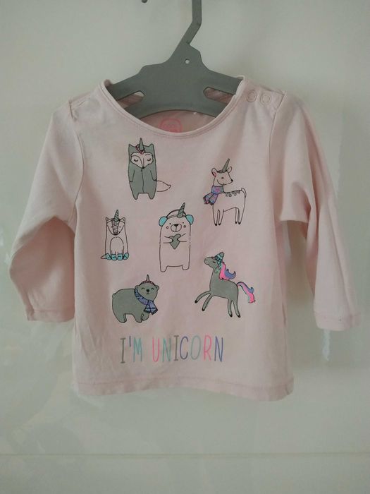 Bluzka Cool Club r. 68 62 jednorożec unicorn