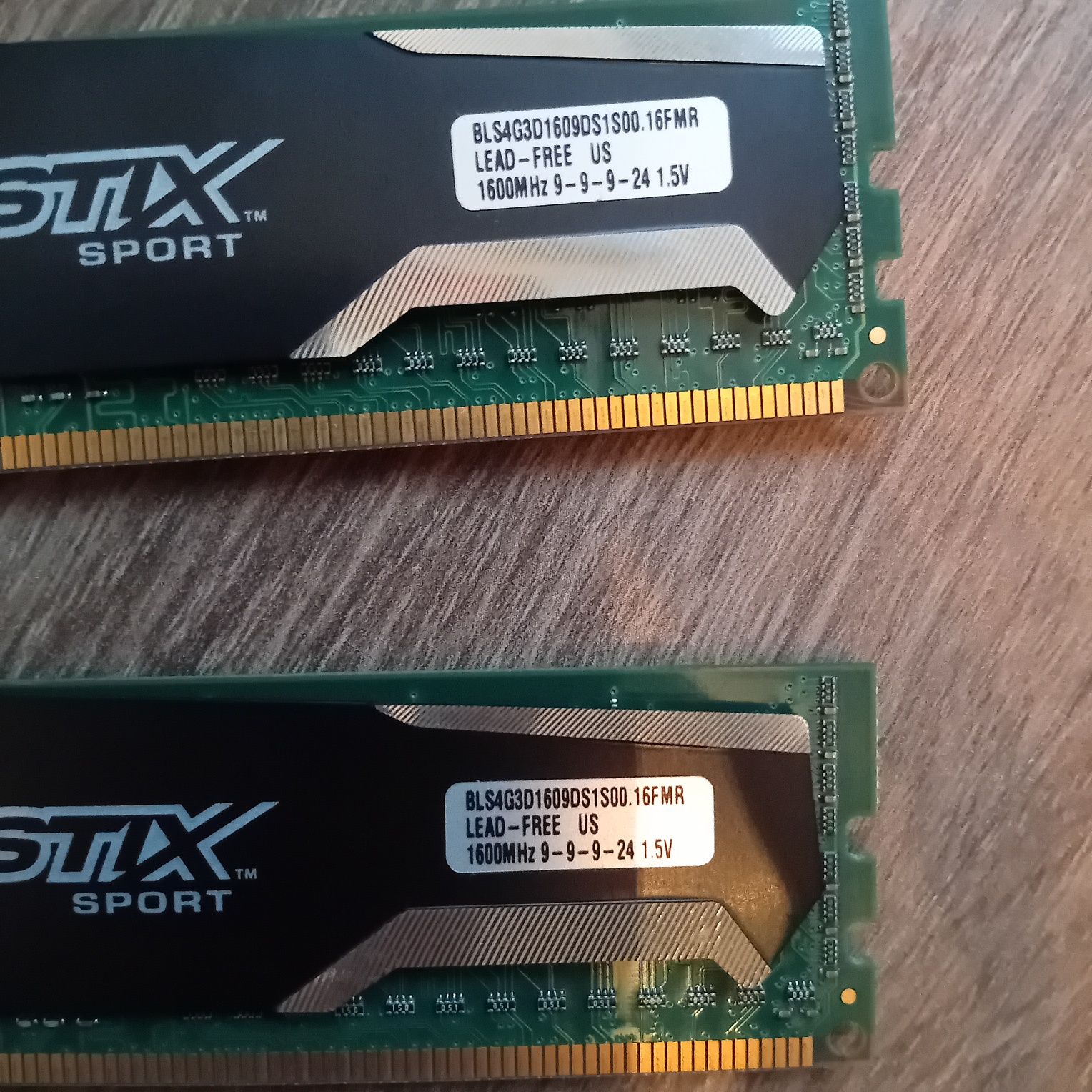 CRUCIAL Balistix Sport 8gb 1600MHz ddr3