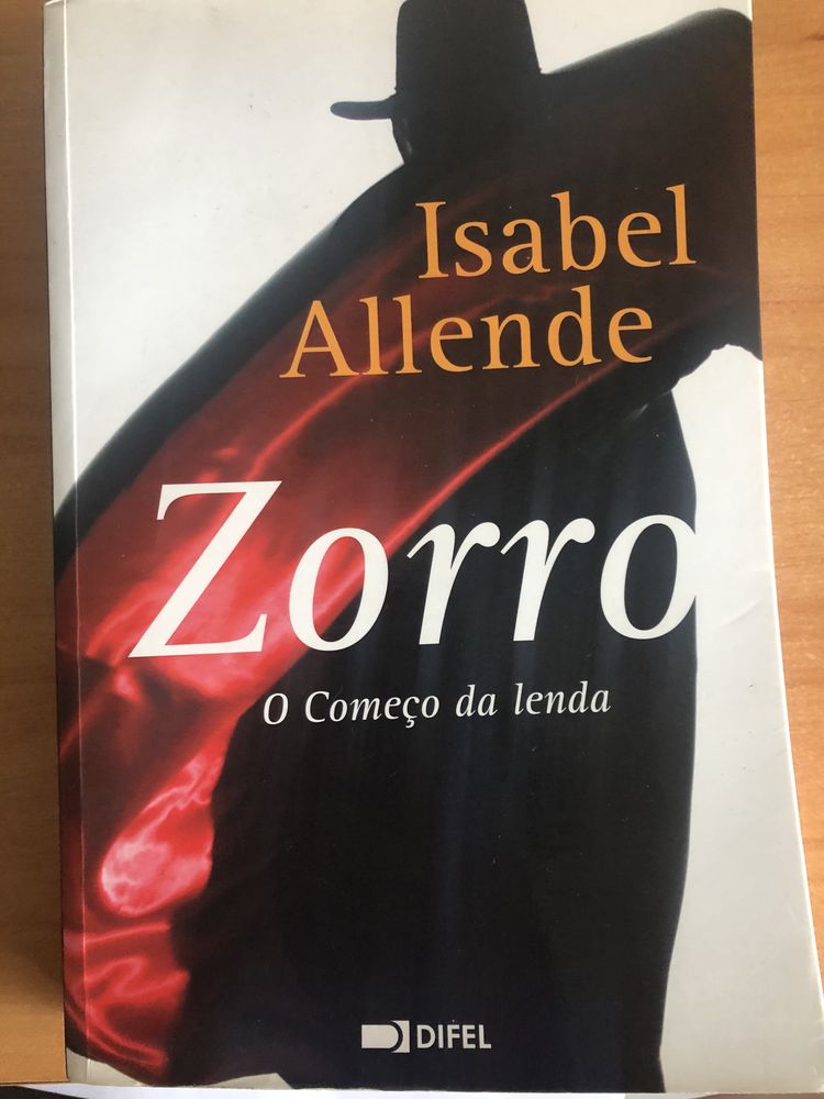 Livro Zorro o começar da lenda - isabel allende