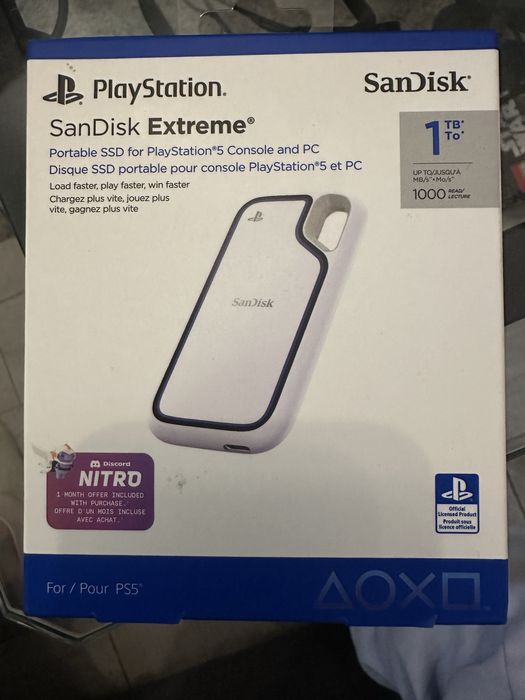 PlayStation przenośny dysk SSD SanDisk Extreme 1 TB
