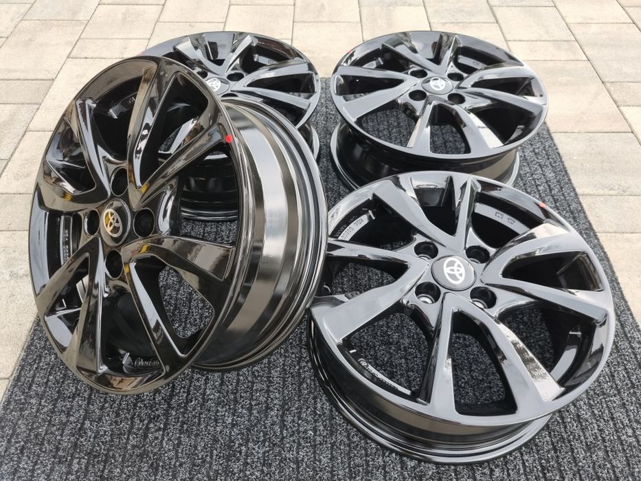 Toyota Yaris 15" Alufelgi nowe Aygo IQ 4x100 Felgi nowe czarny połysk