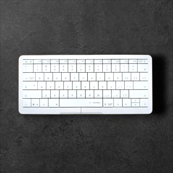 Сенсорна клавіатура Clevetura CLVX S white