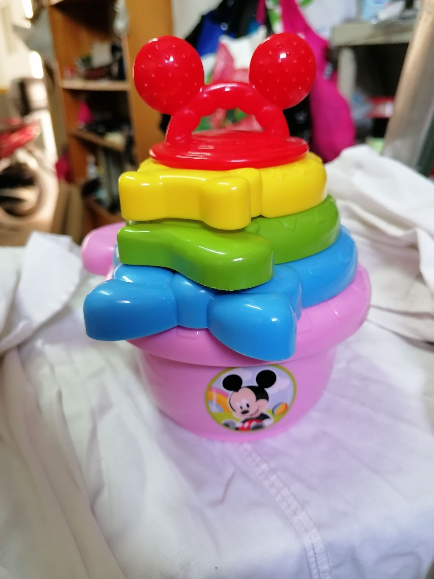 Conjunto de brinquedos para banho Minnie