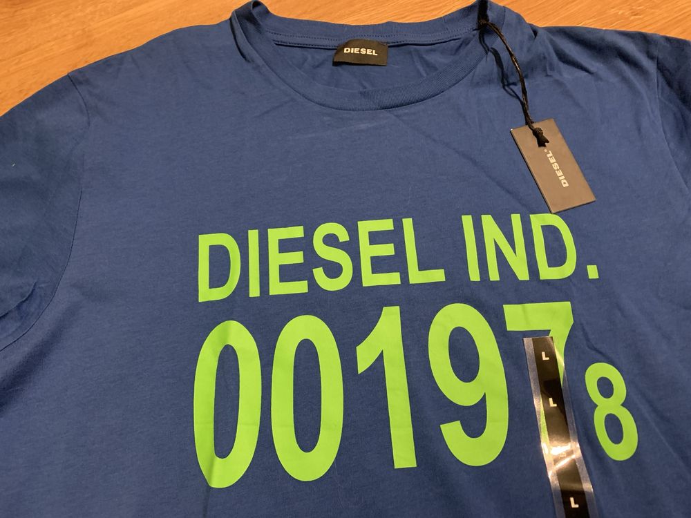 Diesel koszulka męski t-shirt krótki rękaw L oryginał nowa