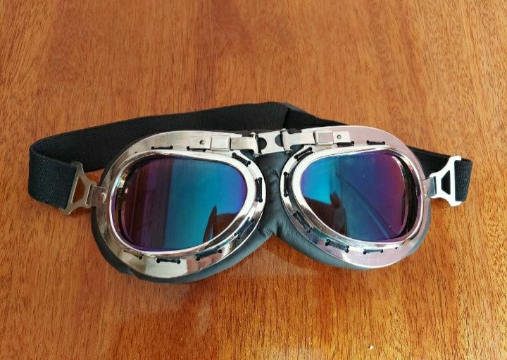 Окуляри для мотоцикла велосипедні мотоциклетні ретро вінтаж мото

Довж