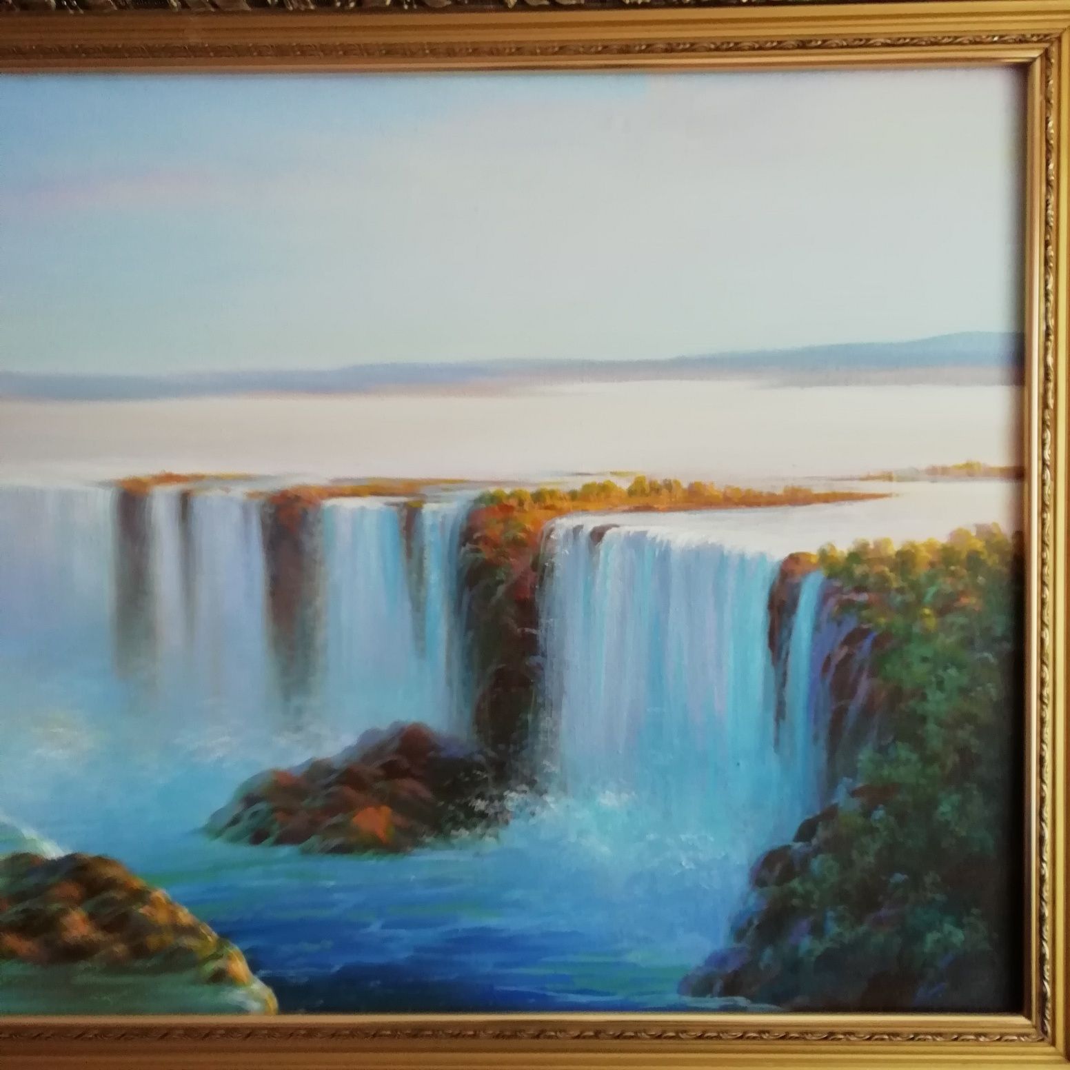 Картина олією "Водоспад"