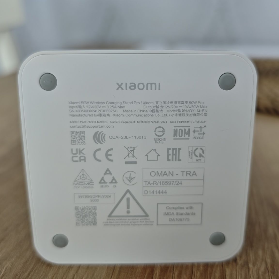 Xiaomi 50W Wireless Charging Stand Pro ładowarka bezprzewodowa