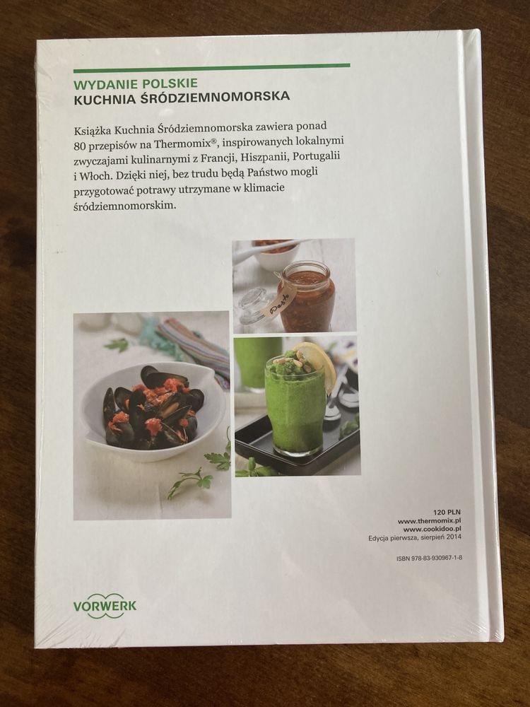 Kuchnia śródziemnomorska książka Thermomix nowa