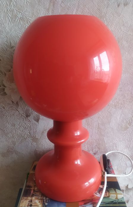 Lampa szklana Wieliczka,70 -te lata.