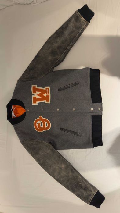 Casaco Off-White Varsity Jacket