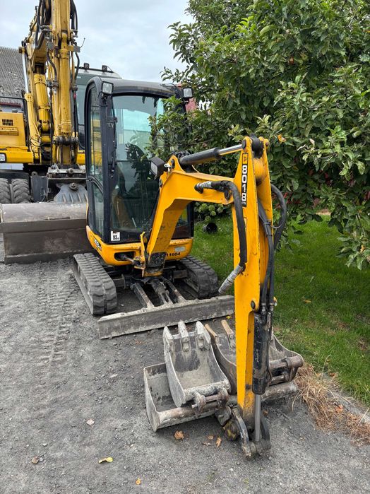 Usługi koparkami JCB 3CX MINIKOPARKĄ 8018 KOMATSU PW 160