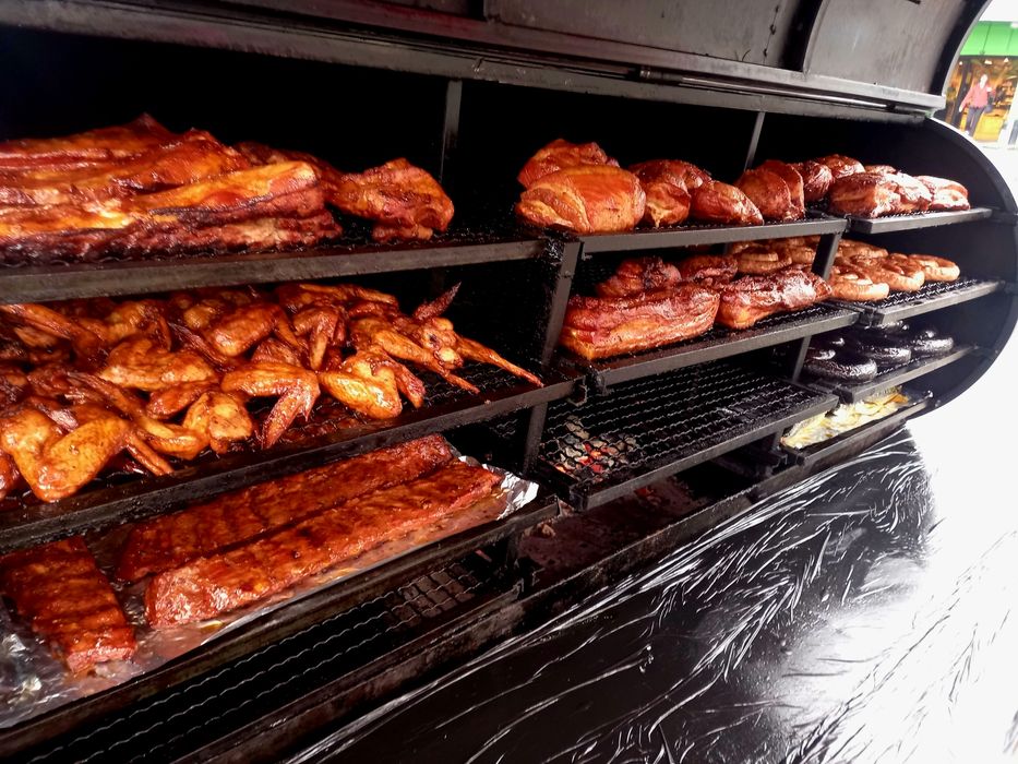 BBQ Smoker Мангал коптільня смокер барбекю бочка на колесах причіпі