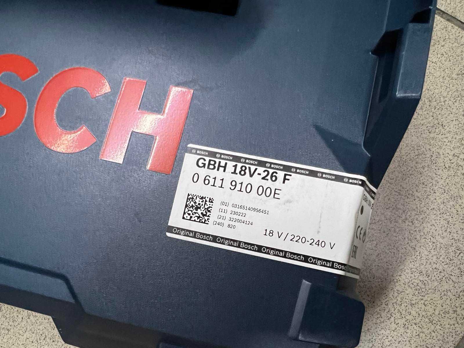 Bosch GBH 18V-26 F PROFESSIONAL (061191000E) Перфоратор аккумуляторный