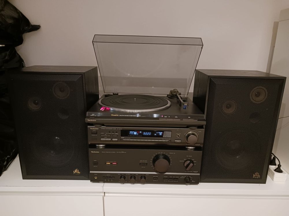 Technics zestaw 3 elementów + głośniki Pilot