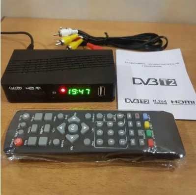 Тюнер Т2 ТВ ресивер DVB-T2 MEGOGO 2020 с LCD и поддержкой Wi-Fi