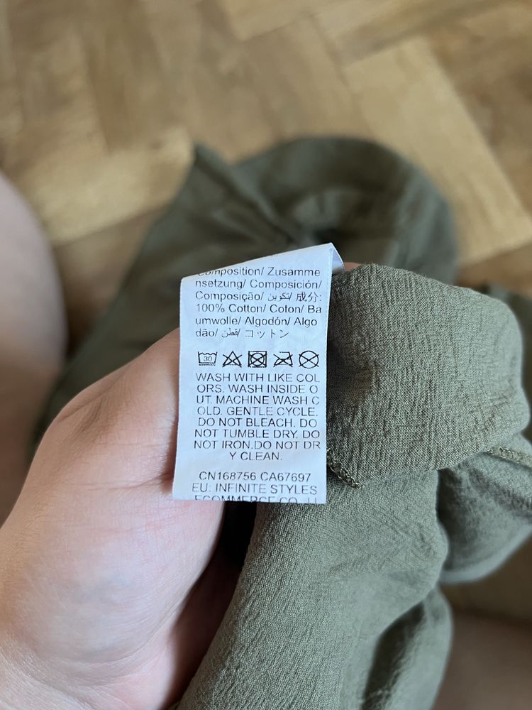 Top z baskinka khaki