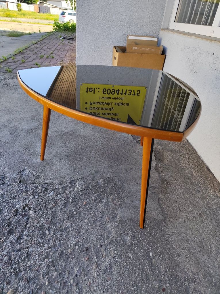 Stolik kawowy lata 70 vintage prl retro design