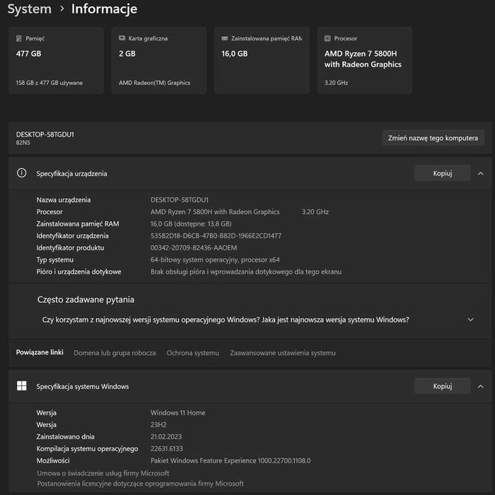 Laptop Yoga Slim 7 Pro 14ACH5 OLED 2.8k
