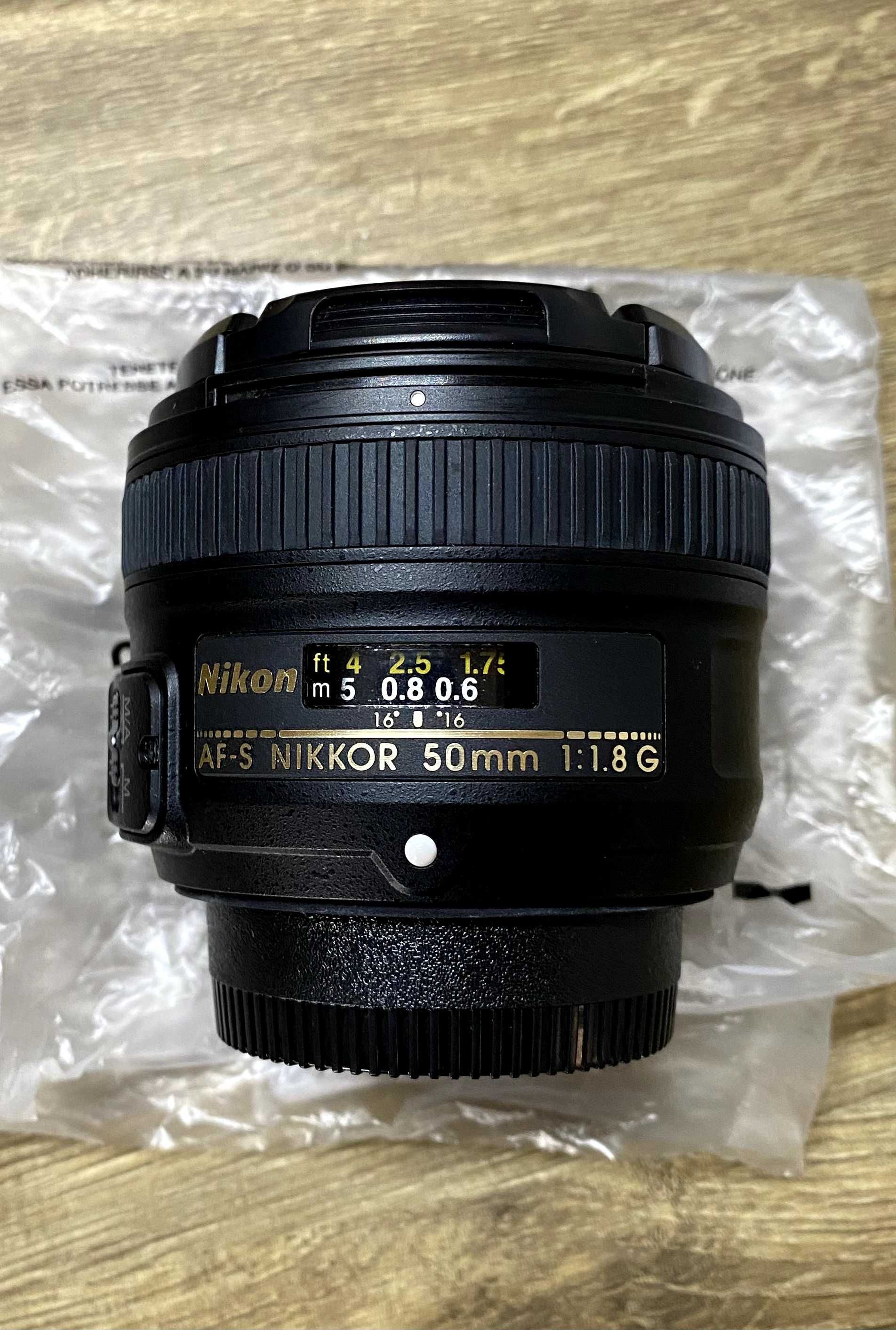 Nikon Nikkor AF-S 50mm f/1.8G.