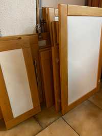 Portas e frente gavetas móvel cozinha usadas