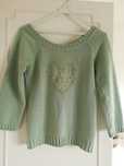 Camisola algodão Maria Filó verde água tamanho S/M